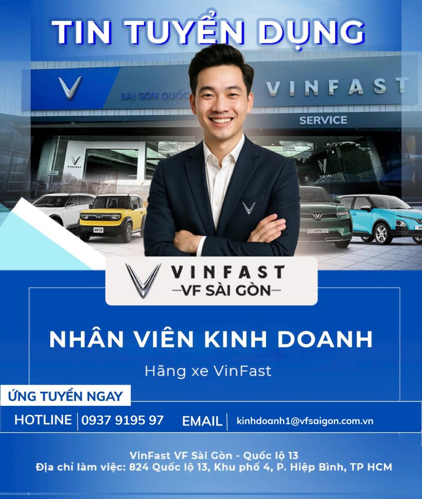 tuyển dụng nhân viên bán hàng vinfast