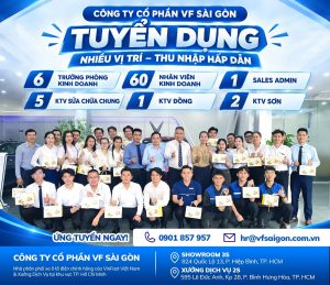Vinfast Sài Gòn tuyển dụng nhân viên kinh doanh